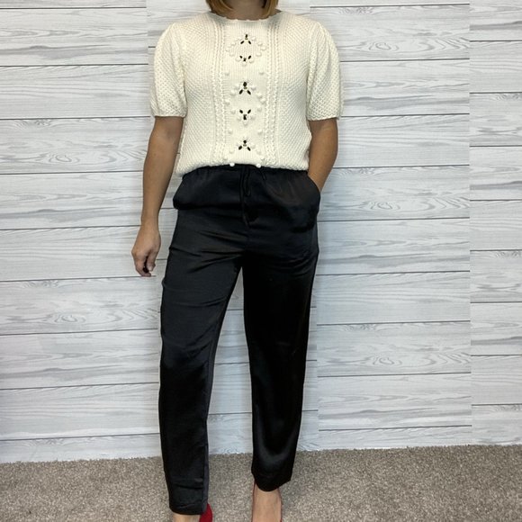 Pants - Satin Joggers- Black